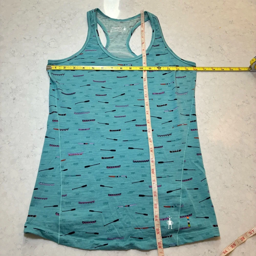 Smartwool Merino Wool 150 Canoe Print Tank Top - Picture 4 of 5